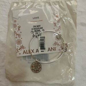 Alex and Ani Silver Dog Mom Bangle